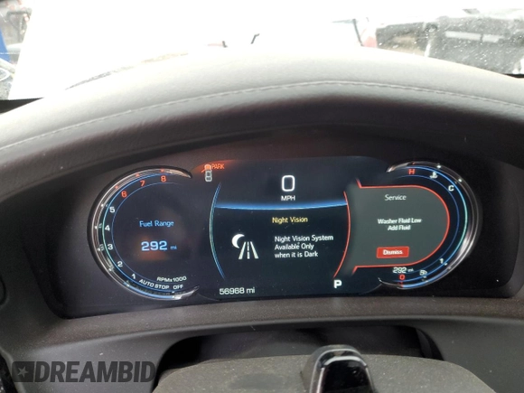 2019 Cadillac CT6 Sport AWD with VIN 1G6KP5R62KU132670, listed as a Copart auction lot 42539895 with 56,968 mi miles and Clean title. Bid and sale history available at DreamBid. Image 9.
