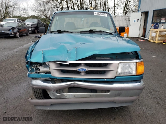 1997 Ford Ranger XL with VIN 1FTCR14A3VPA99441, listed as a Copart auction lot 46626095 with 137,526 mi miles and Salvage Title. Bid and sale history available at carsss.com. Image 5.