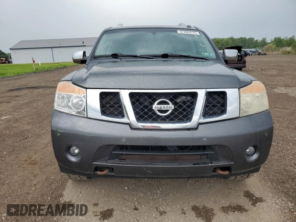 2012 Nissan Armada Platinum z VIN 5N1AA0NC9CN609112, wystawiony jako Copart lot #57202215 z przebiegiem 176 037 mil mil oraz Szkody całkowita. Historia ofert i sprzedaży dostępna na DreamBid. Obrazek 5.