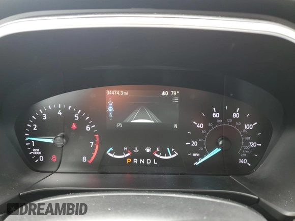 2020 Ford Escape SE z VIN 1FMCU0G64LUB62346, wystawiony jako Copart lot #61041265 z przebiegiem 34 474 mil mil oraz Szkoda całkowita • Salvage title. Historia ofert i sprzedaży dostępna na DreamBid. Obrazek 9.