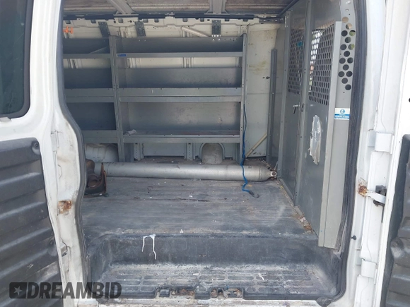 2008 Chevrolet Express Cargo with VIN 1GCFG15X281157746, listed as a IAAI auction lot 42604808 with 127,477 mi miles and . Bid and sale history available at DreamBid. Image 8.