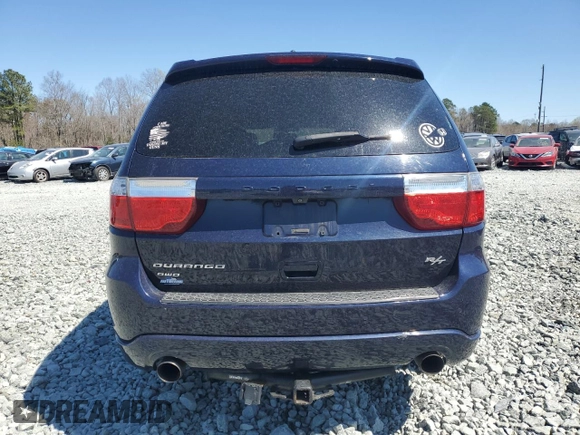 2012 Dodge Durango R/T z VIN 1C4SDJCT5CC195878, wystawiony jako Copart lot #50727765 z przebiegiem 217 623 mil mil oraz Czysty tytuł • Clean title. Historia ofert i sprzedaży dostępna na DreamBid. Obrazek 6.