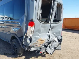 2023 Ford Transit Passenger XL with VIN 1FBAX9CG3PKB41256, listed as a IAAI auction lot 41967907 with 4,743 mi miles and . Bid and sale history available at DreamBid. Image 6.