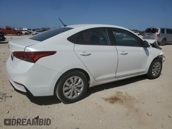 2019 Hyundai Accent SE with VIN 3KPC24A30KE071233, listed as a Copart auction lot 49329325 with 55,049 mi miles and Salvage Title. Bid and sale history available at carsss.com. Image 3.