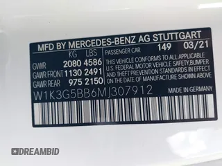 2021 Mercedes-Benz A 35 AMG z VIN W1K3G5BB6MJ307912, wystawiony jako IAAI lot #41804931 z przebiegiem 78 532 mil mil oraz . Historia ofert i sprzedaży dostępna na DreamBid. Obrazek 9.