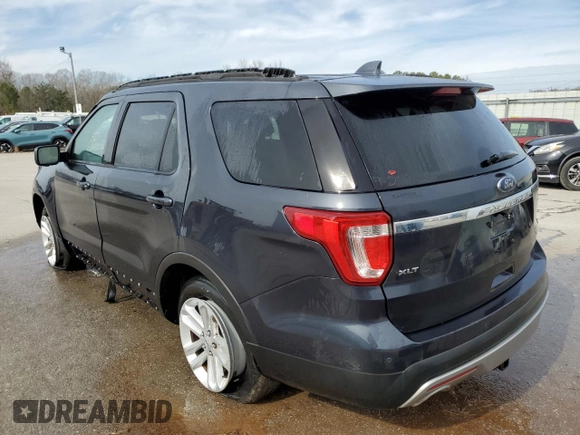 2017 Ford Explorer XLT with VIN 1FM5K7D86HGD97821, listed as a Copart auction lot 41993425 with 113,240 mi miles and Non Repairable. Bid and sale history available at DreamBid. Image 2.