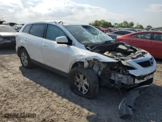 2012 Mazda CX-9 Touring with VIN JM3TB2CA7C0334366, listed as a Copart auction lot 53081015 with 0 mi miles and Salvage Title. Bid and sale history available at carsss.com. Image 4.