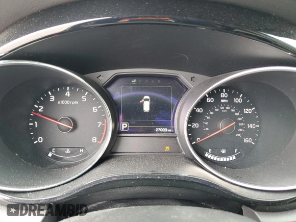 2017 Kia Sedona SX with VIN KNDMC5C12H6324411, listed as a Copart auction lot 52789895 with 27,003 mi miles and Salvage Title. Bid and sale history available at carsss.com. Image 9.