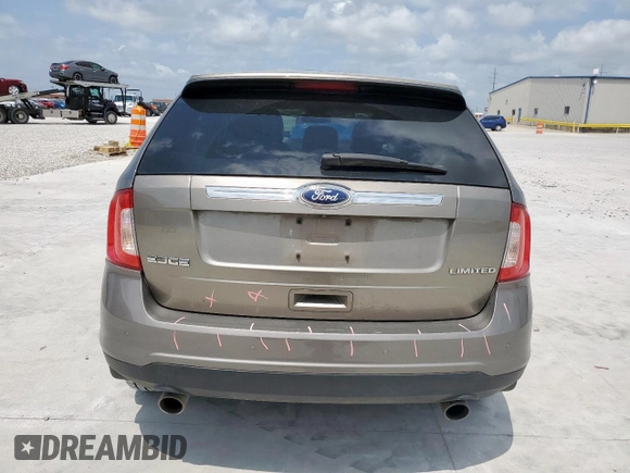 2013 Ford Edge Limited with VIN 2FMDK3KC0DBB57967, listed as a Copart auction lot 61081555 with 228,420 mi miles and Salvage title. Bid and sale history available at DreamBid. Image 6.