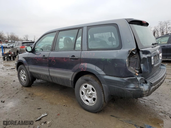 2004 Honda Pilot LX with VIN 2HKYF18164H543186, listed as a Copart auction lot 43114525 with 139,823 mi miles and Salvage Title. Bid and sale history available at carsss.com. Image 2.