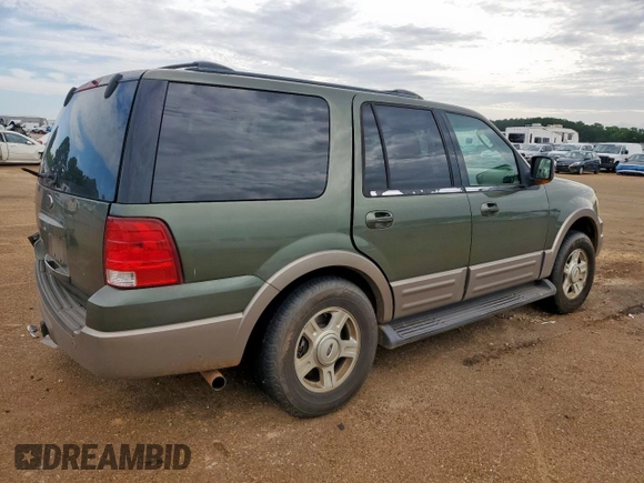 2003 Ford Expedition Eddie Bauer with VIN 1FMPU17L73LA85250, listed as a Copart auction lot 64188755 with 265,284 mi miles and Salvage title. Bid and sale history available at DreamBid. Image 3.