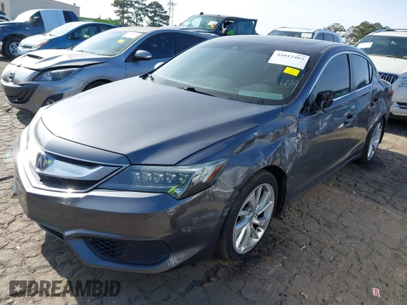 2017 Acura ILX w/Premium Pkg with VIN 19UDE2F77HA014004, listed as a IAAI auction lot 41012484 with 108,293 mi miles. Bid and sale history available at carsss.com. Image 6.