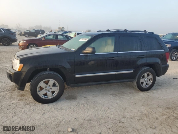 2007 Jeep Grand Cherokee Limited with VIN 1J8HS58217C509810, listed as a Copart auction lot 77547884 with 0 mi miles and Non Repairable. Bid and sale history available at carsss.com. Image 1.