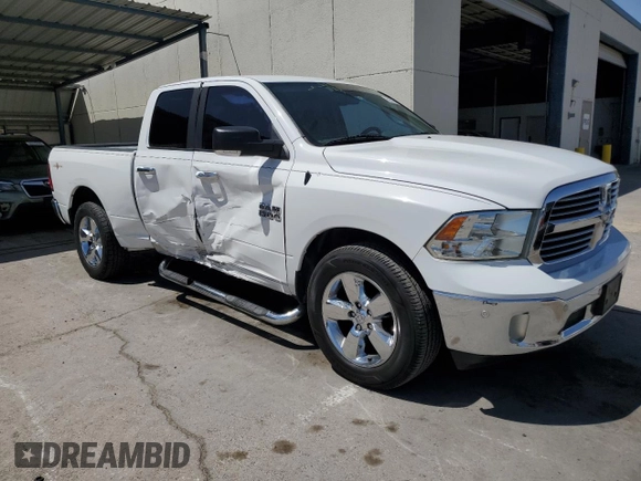 2018 Ram 1500 SLT with VIN 1C6RR6GG5JS123535, listed as a Copart auction lot 52570845 with 109,853 mi miles and Salvage title. Bid and sale history available at DreamBid. Image 4.
