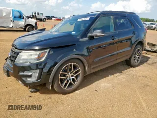 2017 Ford Explorer Sport z VIN 1FM5K8GT6HGA00727, wystawiony jako Copart lot #64447535 z przebiegiem 125 186 mil mil oraz Szkoda całkowita • Salvage title. Historia ofert i sprzedaży dostępna na DreamBid. Obrazek 1.