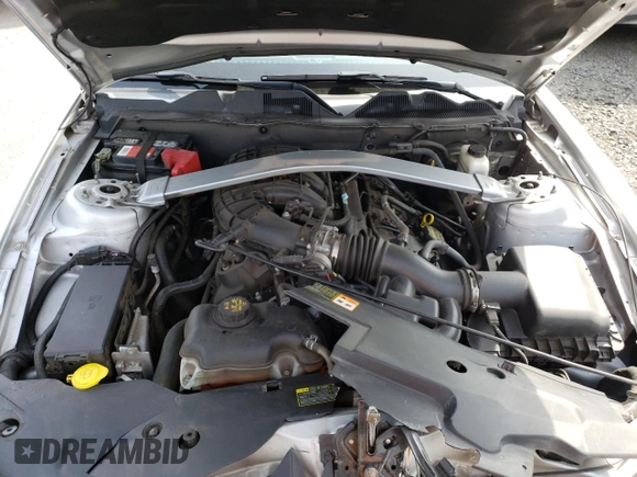 2012 Ford Mustang V6 with VIN 1ZVBP8EM2C5232635, listed as a Copart auction lot 54403495 with 69,880 mi miles and Salvage title. Bid and sale history available at DreamBid. Image 11.