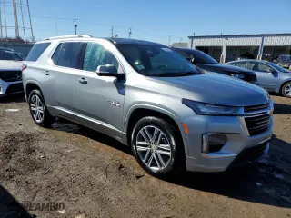 2023 Chevrolet Traverse High Country with VIN 1GNEVNKW9PJ311685, listed as a Copart auction lot 46039645 with 11,282 mi miles and Salvage Title. Bid and sale history available at carsss.com. Image 4.