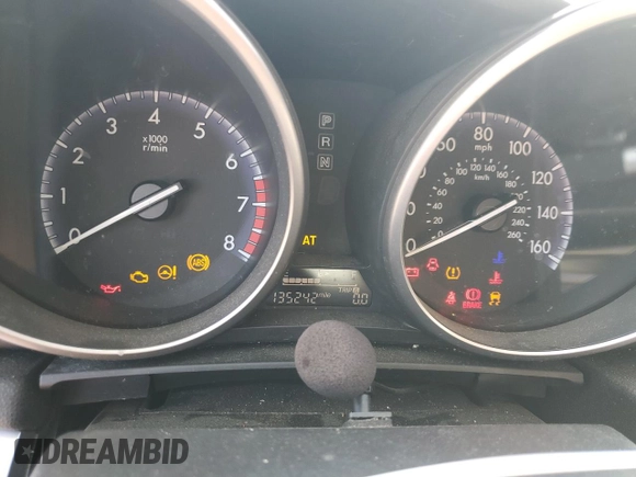 2012 Mazda 3 i Sport with VIN JM1BL1UF8C1629752, listed as a Copart auction lot 55298285 with 135,242 mi miles and Salvage Title. Bid and sale history available at DreamBid. Image 9.