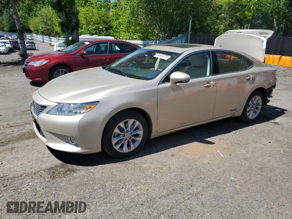 2013 Lexus ES 300h with VIN JTHBW1GG5D2016588, listed as a Copart auction lot 55341375 with 72,025 mi miles and Salvage title. Bid and sale history available at DreamBid. Image 1.