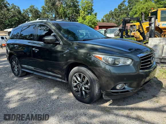 2014 Infiniti QX60 with VIN 5N1AL0MN8EC541946, listed as a Copart auction lot 64878725 with 138,680 mi miles and Clean title. Bid and sale history available at DreamBid. Image 1.