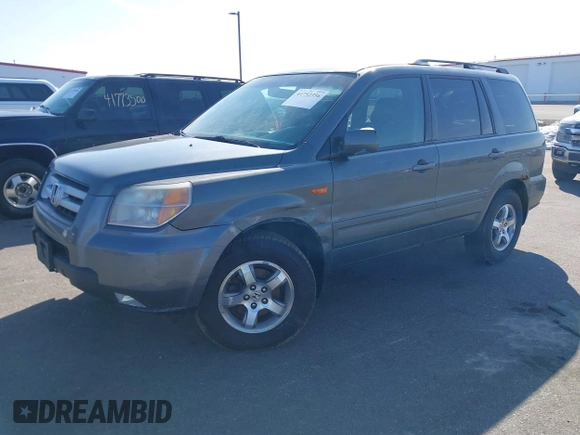 2007 Honda Pilot EX-L with VIN 2HKYF18667H501911, listed as a IAAI auction lot 41752356 with 267,277 mi miles and . Bid and sale history available at DreamBid. Image 17.