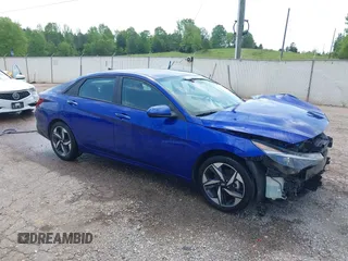 2023 Hyundai Elantra SEL with VIN KMHLS4AG6PU587782, listed as a IAAI auction lot 42057289 with 39,257 mi miles and . Bid and sale history available at DreamBid. Image 1.
