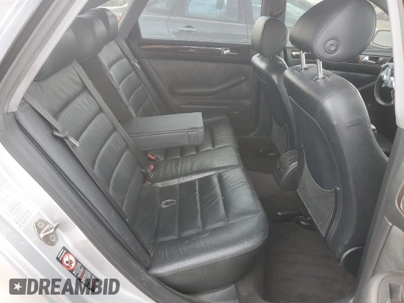 2001 Audi A6 with VIN WAUED54B11N150848, listed as a Copart auction lot 86072804 with 0 mi miles and Salvage Title. Bid and sale history available at carsss.com. Image 10.