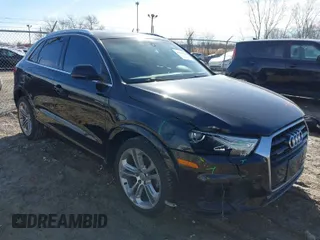 2016 Audi Q3 Premium Plus with VIN WA1EFCFS1GR011801, listed as a IAAI auction lot 41691273 with 126,554 mi miles. Bid and sale history available at carsss.com. Image 1.