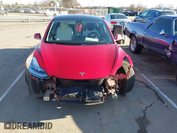 2020 Tesla Model 3 Long Range with VIN 5YJ3E1EB4LF668470, listed as a IAAI auction lot 41743651 with 151,957 mi miles. Bid and sale history available at carsss.com. Image 12.