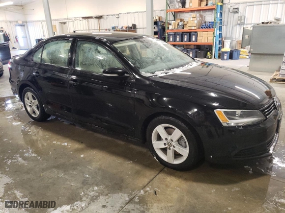 2012 Volkswagen Jetta Sedan TDI w/Premium with VIN 3VWLL7AJ1CM037271, listed as a Copart auction lot 45856875 with 105,975 mi miles and Salvage Title. Bid and sale history available at carsss.com. Image 4.