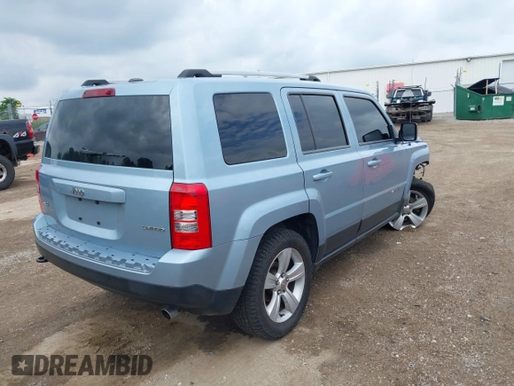2013 Jeep Patriot Limited with VIN 1C4NJRCB7DD228595, listed as a IAAI auction lot 42537471 with 122,987 mi miles and . Bid and sale history available at DreamBid. Image 4.