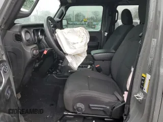 2022 Jeep Wrangler Unlimited Willys Sport with VIN 1C4HJXDM0NW256150, listed as a Copart auction lot 46171125 with 35,846 mi miles and Clean Title. Bid and sale history available at DreamBid. Image 7.