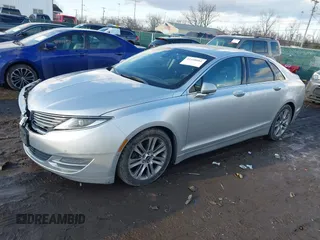 2013 Lincoln MKZ with VIN 3LN6L2JK4DR806860, listed as a IAAI auction lot 41448081 with 159,665 mi miles. Bid and sale history available at carsss.com. Image 2.