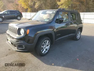 2015 Jeep Renegade Latitude with VIN ZACCJBBT0FPB68666, listed as a Copart auction lot 77898824 with 64,161 mi miles and Salvage Title. Bid and sale history available at carsss.com. Image 1.