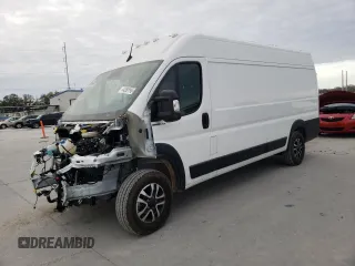 2023 Ram ProMaster Cargo with VIN 3C6MRVJG9PE539774, listed as a Copart auction lot 44269195 with 8,650 mi miles and Salvage Title. Bid and sale history available at DreamBid. Image 1.