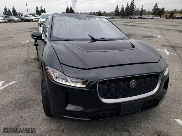 2020 Jaguar I-PACE SE with VIN SADHC2S12L1F79008, listed as a Copart auction lot 55569504 with 46,948 mi miles and Salvage Title. Bid and sale history available at carsss.com. Image 10.