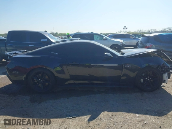 2024 Ford Mustang GT with VIN 1FA6P8CF7R5408683, listed as a IAAI auction lot 41985734 with 33,953 mi miles and . Bid and sale history available at DreamBid. Image 14.