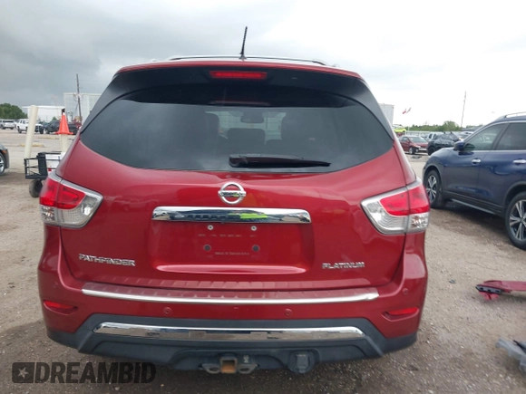 2014 Nissan Pathfinder SV with VIN 5N1AR2MN2EC615825, listed as a IAAI auction lot 41920321 with 167,506 mi miles. Bid and sale history available at carsss.com. Image 17.