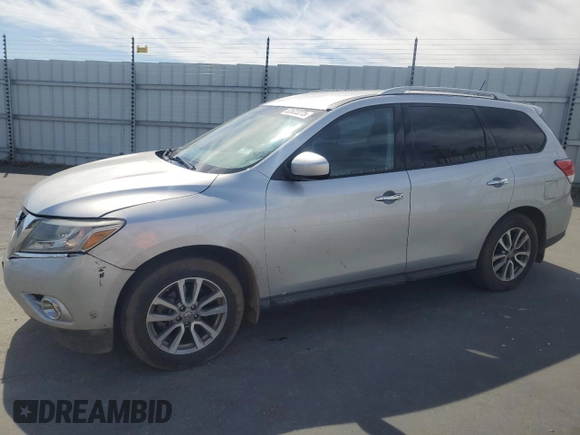 2016 Nissan Pathfinder Platinum with VIN 5N1AR2MM4GC642941, listed as a Copart auction lot 52622275 with 129,212 mi miles and Salvage title. Bid and sale history available at DreamBid. Image 1.