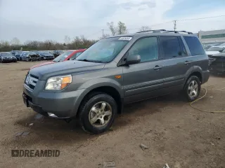 2007 Honda Pilot EX-L z VIN 5FNYF185X7B015186, wystawiony jako Copart lot #54526385 z przebiegiem 209 842 mil mil oraz Szkoda całkowita • Salvage title. Historia ofert i sprzedaży dostępna na DreamBid. Obrazek 1.