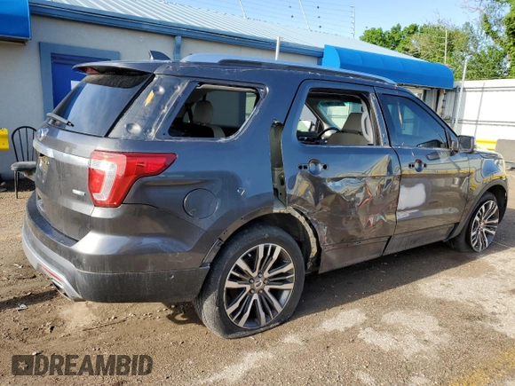 2016 Ford Explorer Platinum z VIN 1FM5K8HTXGGB59098, wystawiony jako Copart lot #54625405 z przebiegiem 99 465 mil mil oraz Szkoda całkowita • Salvage title. Historia ofert i sprzedaży dostępna na DreamBid. Obrazek 3.