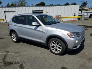 2013 BMW X3 xDrive35i with VIN 5UXWX7C54DL978932, listed as a Copart auction lot 54761135 with 59,042 mi miles and Salvage Title. Bid and sale history available at DreamBid. Image 4.