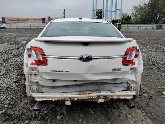 2012 Ford Taurus SHO with VIN 1FAHP2KT2CG141879, listed as a Copart auction lot 56558365 with 105,230 mi miles and Salvage title. Bid and sale history available at DreamBid. Image 6.