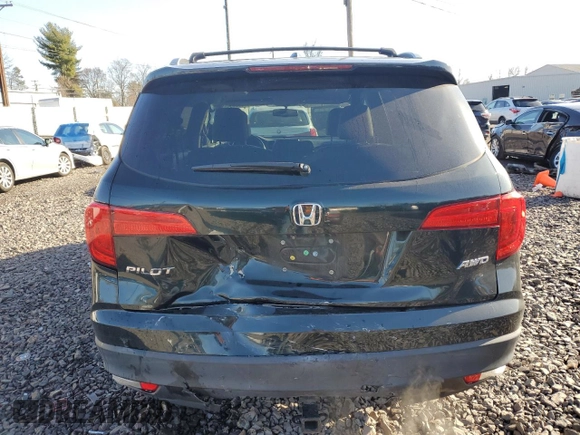 2016 Honda Pilot EX-L with VIN 5FNYF6H52GB062595, listed as a Copart auction lot 49631345 with 67,927 mi miles and Salvage Title. Bid and sale history available at DreamBid. Image 6.