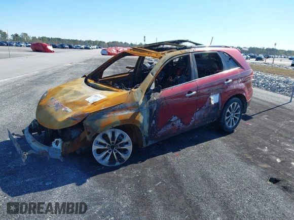 2015 Kia Sorento SX with VIN 5XYKWDA74FG609055, listed as a IAAI auction lot 40937636 with 109,158 mi miles. Bid and sale history available at carsss.com. Image 2.