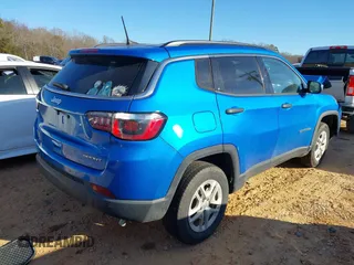 2020 Jeep Compass Sport with VIN 3C4NJDABXLT156953, listed as a IAAI auction lot 41443366 with 52,452 mi miles. Bid and sale history available at carsss.com. Image 4.