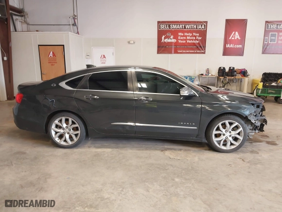 2015 Chevrolet Impala LTZ with VIN 2G1165S33F9136329, listed as a IAAI auction lot 41639698 with 198,027 mi miles. Bid and sale history available at carsss.com. Image 13.