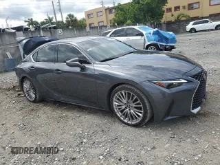 2023 Lexus IS 300 z VIN JTHDA1D28P5128529, wystawiony jako Copart lot #59092495 z przebiegiem 14 706 mil mil oraz Szkoda całkowita • Salvage title. Historia ofert i sprzedaży dostępna na DreamBid. Obrazek 4.