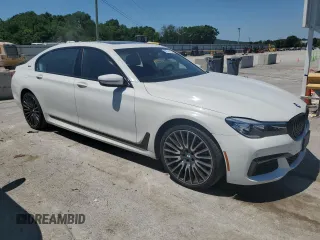 2017 BMW 7 Series 740e xDrive iPerformance with VIN WBA7J2C34HG497678, listed as a Copart auction lot 55715124 with 40,852 mi miles. Bid and sale history available at carsss.com. Image 4.