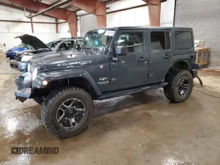 2017 Jeep Wrangler Unlimited Sahara z VIN 1C4BJWEG9HL698729, wystawiony jako Copart lot #55981555 z przebiegiem 117 556 mil mil oraz Czysty tytuł • Clean title. Historia ofert i sprzedaży dostępna na DreamBid. Obrazek 1.